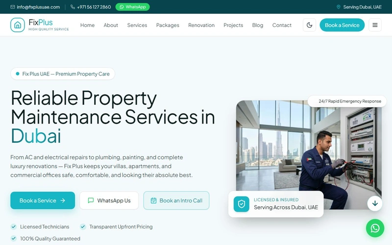 Fix Plus UAE - Property Maintenance & Repair